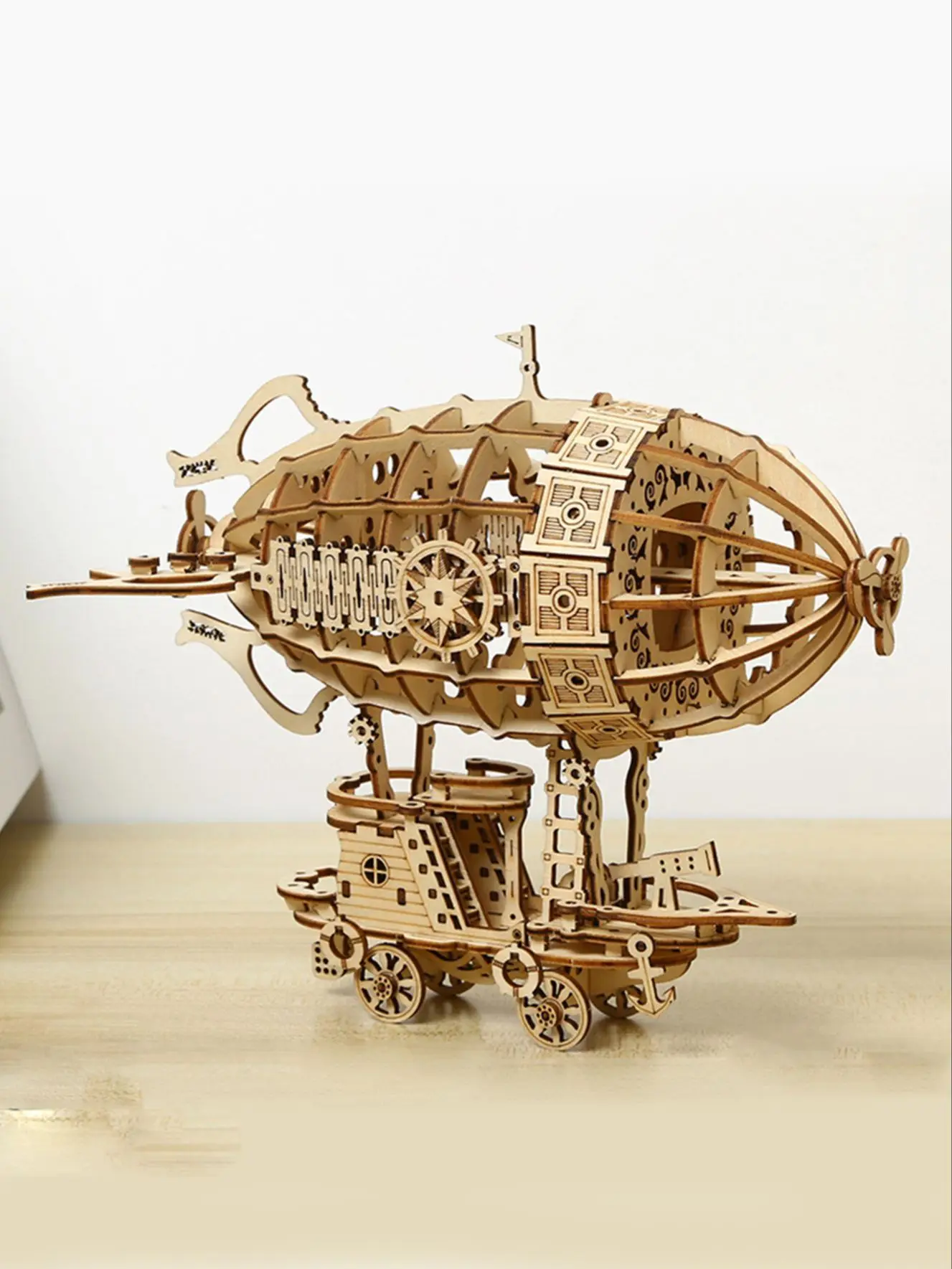 Kit De Montaje De Modelo De Dirigible De Madera 3d, Kit De Montaje De Modelo Educativo Para Adultos