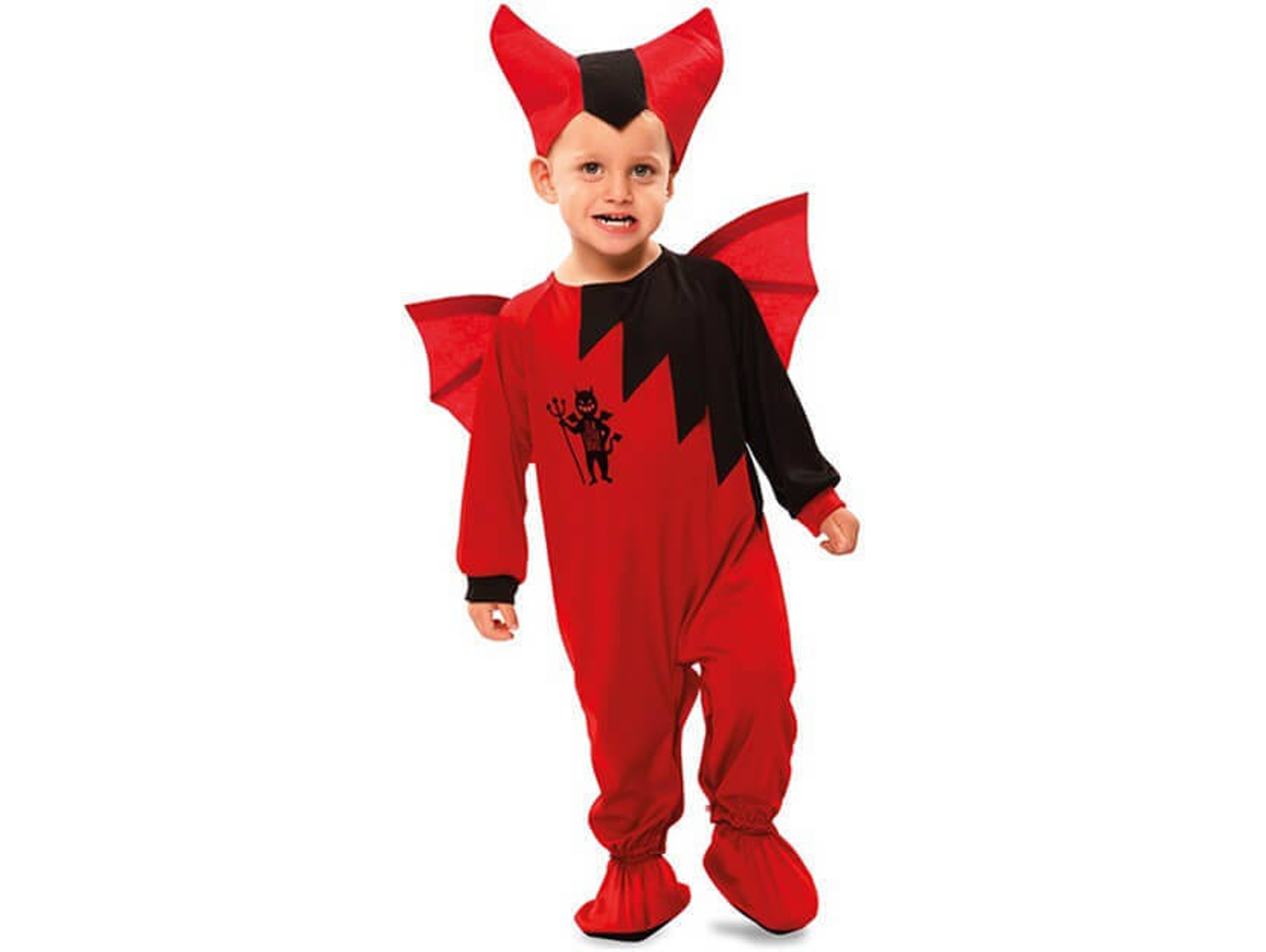 Disfraz de Bebé DISFRAZZES Diablo Con Alas (Talla: 6 a 12 meses)