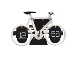 Reloj De Mesa Creativo Con Forma De Bicicleta, Decoración De Mesa Blanca