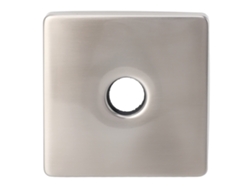 Placa Decorativa Cuadrada Extragrande Para Brazo De Ducha En Acero Inoxidable Universal.