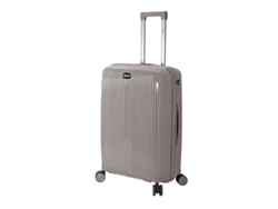 Maleta de viaje mediana / Trolley 67cm 4r Bz5819 Gris BENZI