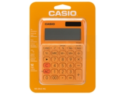 Calculadora Básica CASIO MS-20UC-RG Naranja (12 dígitos)