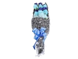 Ramo de rosas artificiales con luz LED degradada azul para Navidad, San Valentín y cumpleaños.
