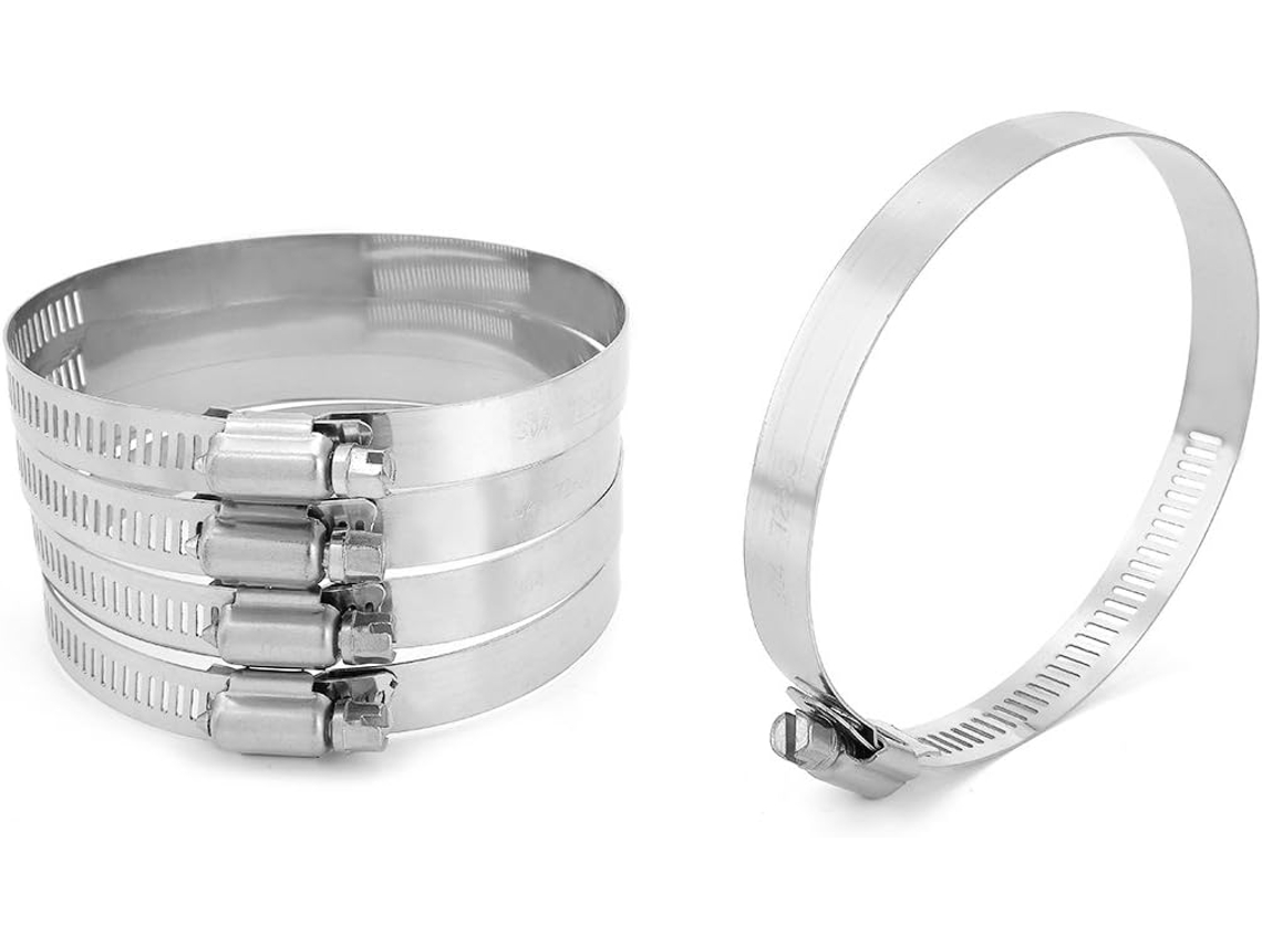 Abrazadera Para Manguera American Worm Gear De Acero Inoxidable 304 Con Rango De Sujeción De 2.