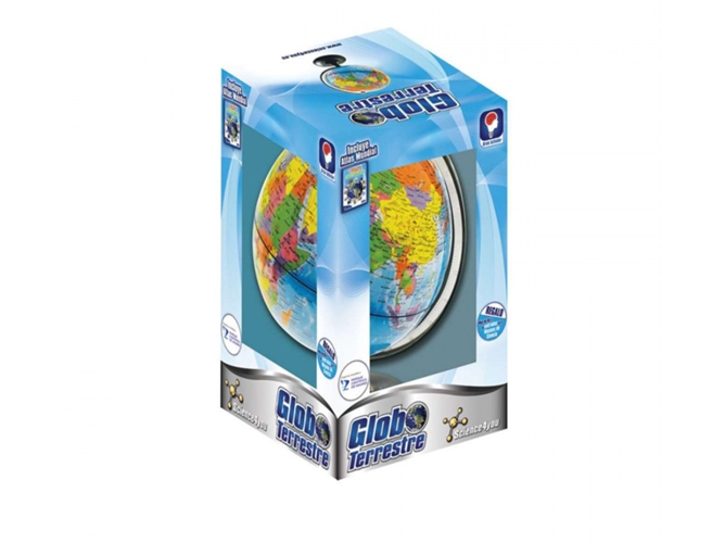 Science4you Globo Atlas mundial libro educativo girable para niños 6 7 8 9 10