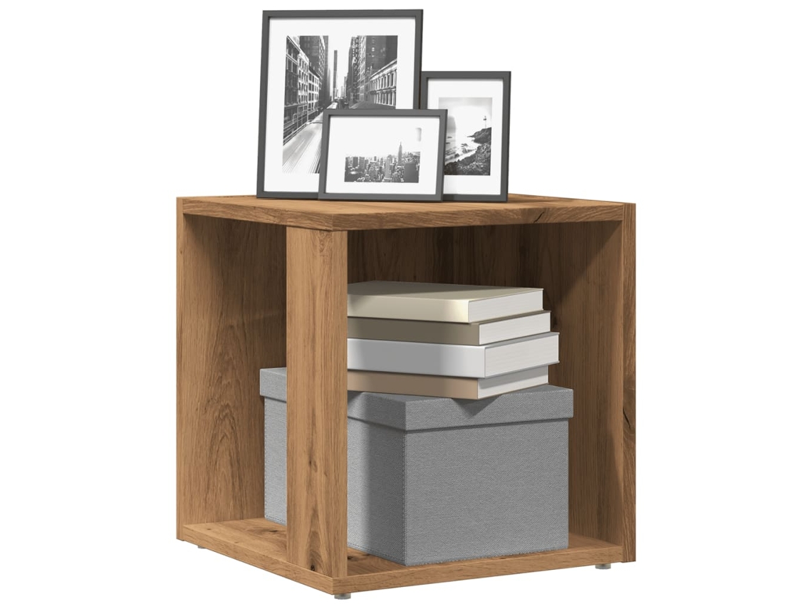 Mesa auxiliar  Mesa auxiliar  Mesa auxiliar 33x33x34 cm Derivados Madera Roble Artesano Wsd754984 Lovely Home