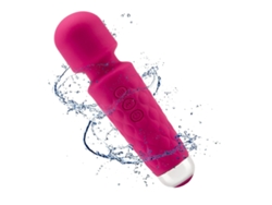 Masajeador De Espalda Inalámbrico Recargable E Impermeable Mejorado (rosa)