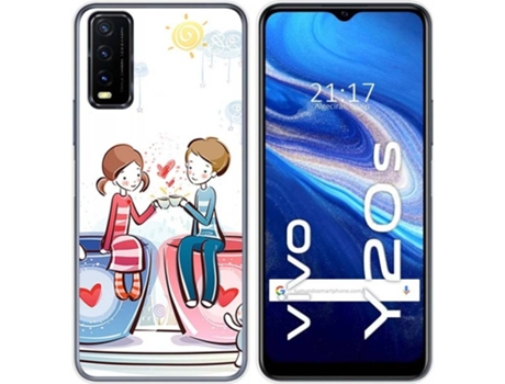 Carcasa Vivo Y20s / Y11s TUMUNDOSMARTPHONE Café Multicolor