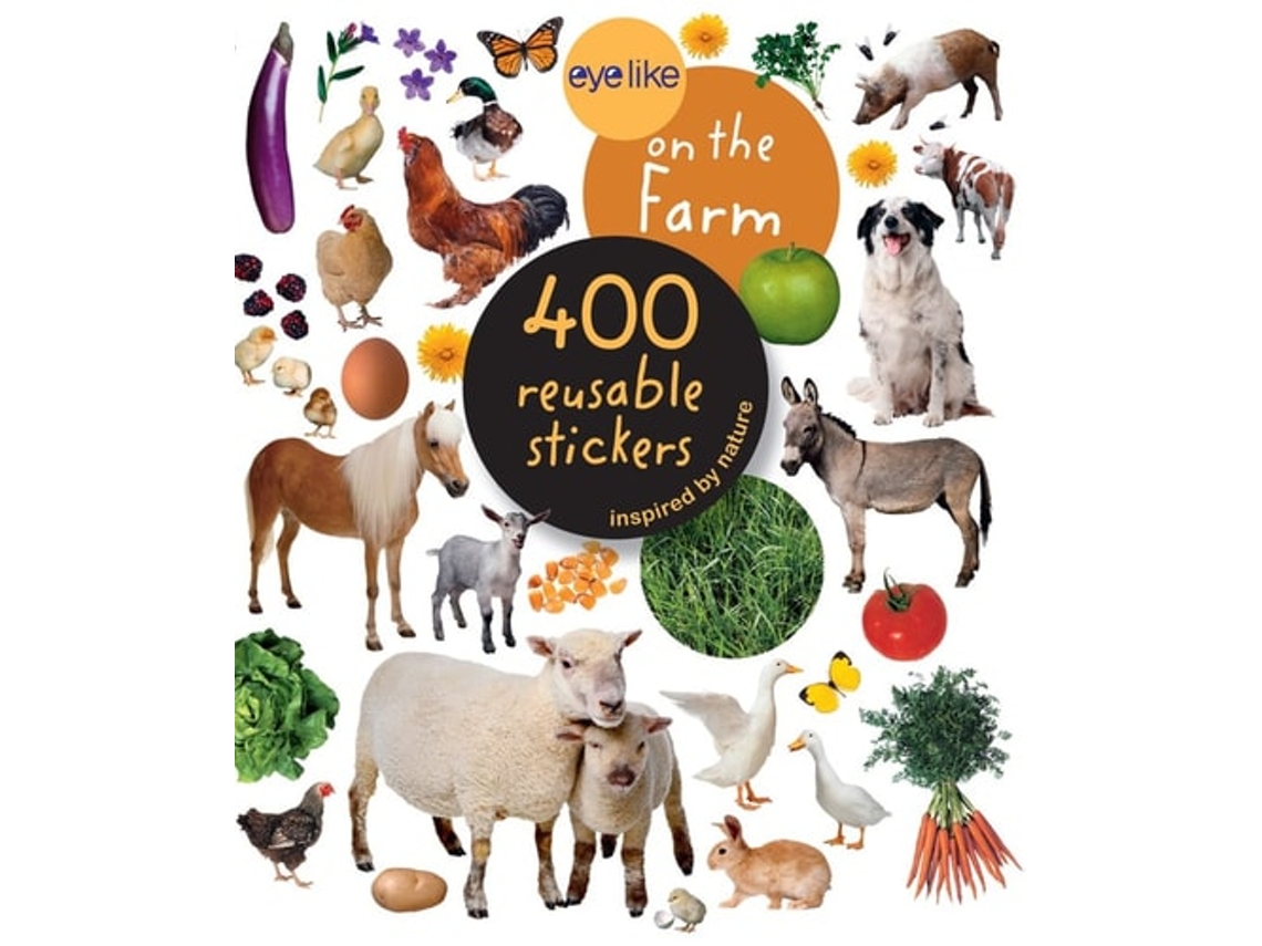 Libro Stickers Eyelike Farms de Various (Inglés)