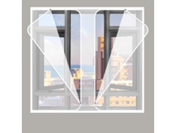 Lámina Aislante Térmica Para Ventanas, Lámina Transparente Antifrío Kit De Aislamiento Ventanas Con Tira Ad...