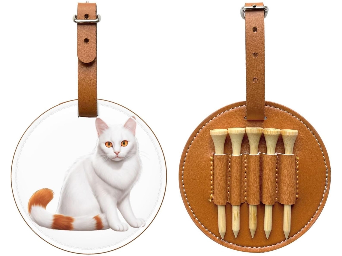 Bolsa para tees de golf Van Lake Cat, fácil de transportar | SIN MARCA