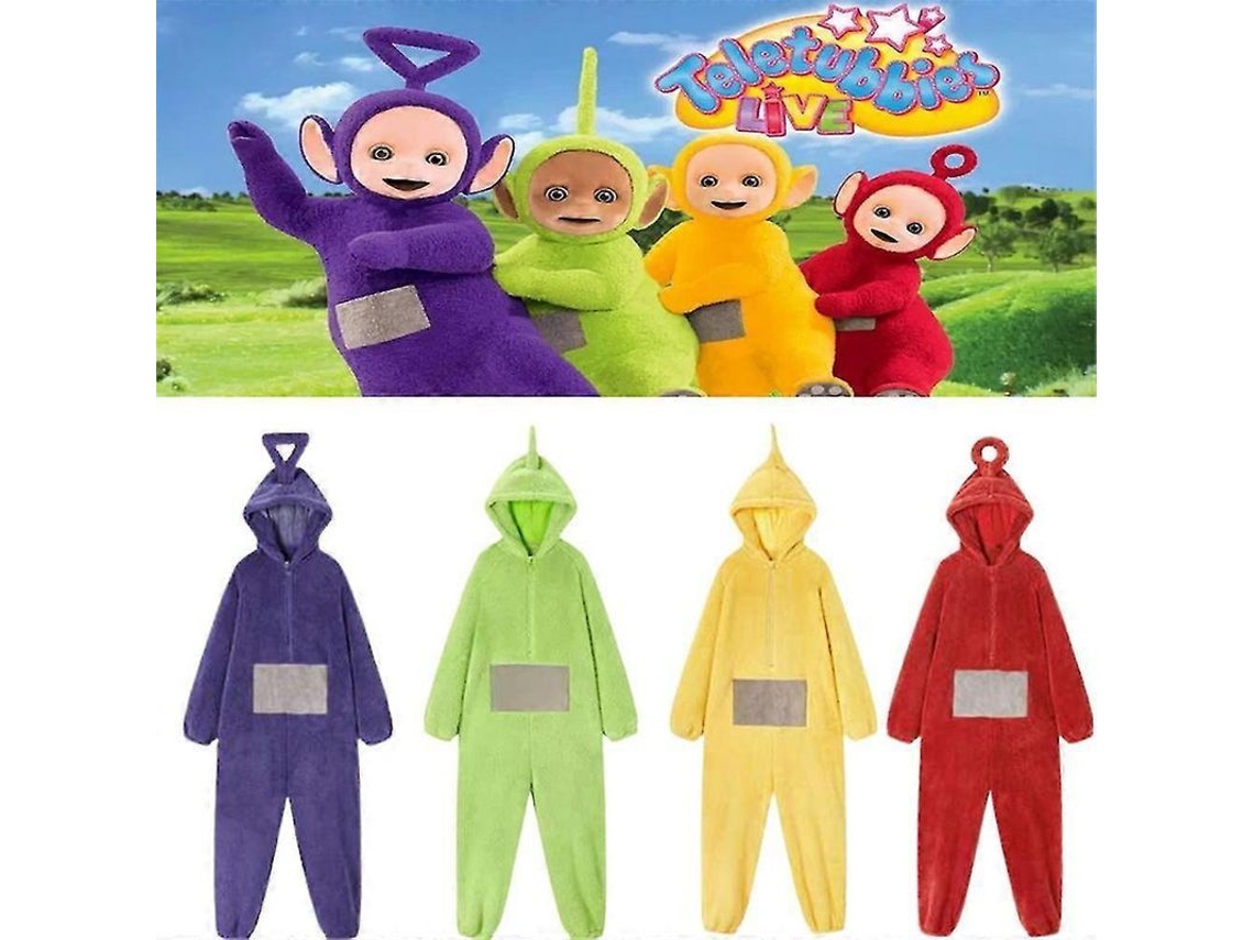 Disfraz De Teletubbies, Pijama De Navidad Para Adulto, Mono Morado.