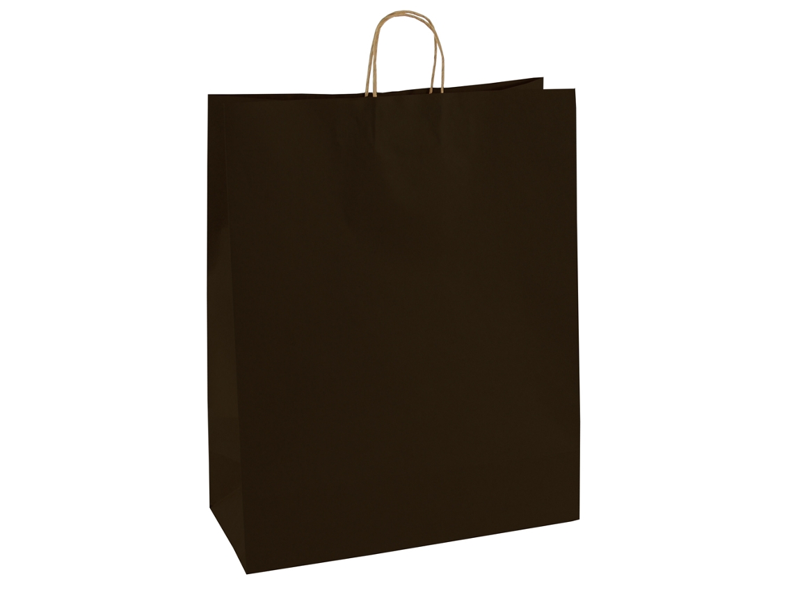 Europrice - Saco Kraft Preto - Ln (32x14x40cm)