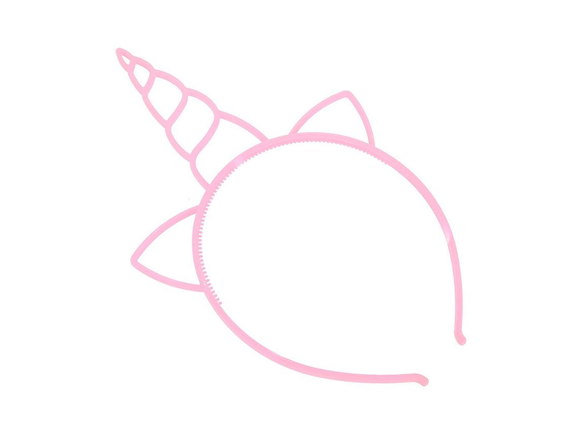 Diadema de unicornio 2026 para niñas, accesorio para el cabello, lazo para fiesta de cumpleaños, color rosa.