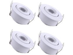 Mini Luces Led Empotrables Para Cajones, Techos E Iluminación Diy - Blanco