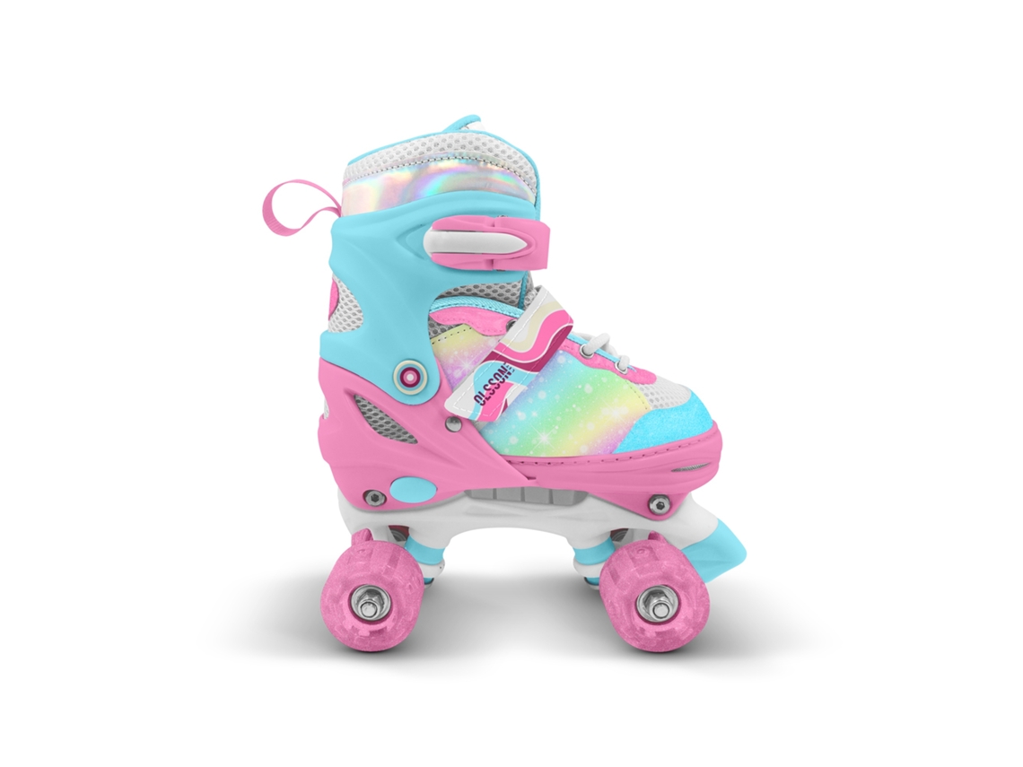 Patines Línea OLSSON BLOSSOM Turquesa talla ajustable (28-31) rodamientos ABEC7