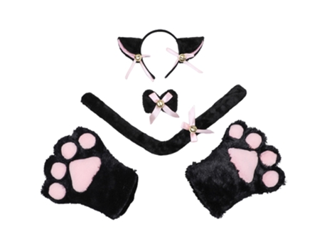 Juego De Accesorios Para Gatos - Negro Juego De Accesorios Para Gatos - Negro JEIIBRZUI