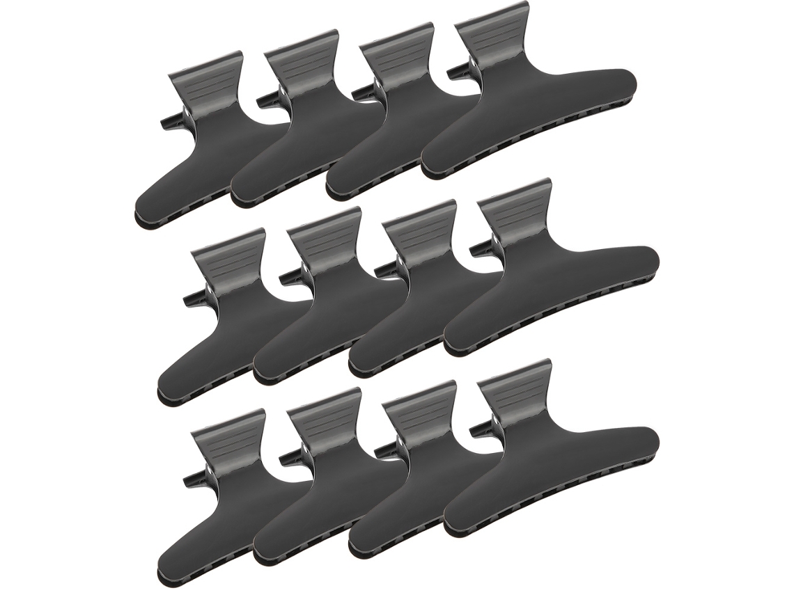 Vlrla-12pcs/set Black Butterfly Cabelo Claw Clamps Para Cabelodressing