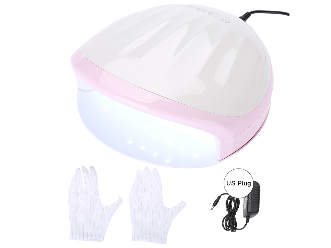Lámpara Uv Led Para Uñas De 48w Secador Inteligente Con Temporizador Y Sensor Fototerapia