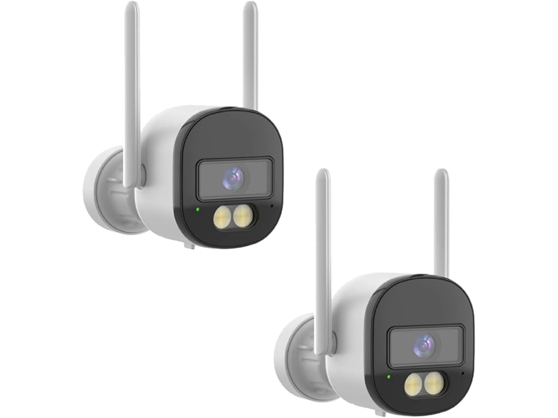 2 Cámaras Ip Tuya Smart Life 2.4g/5g Wifi 2k 4mp Cámara De Seguridad Mini Cctv Video