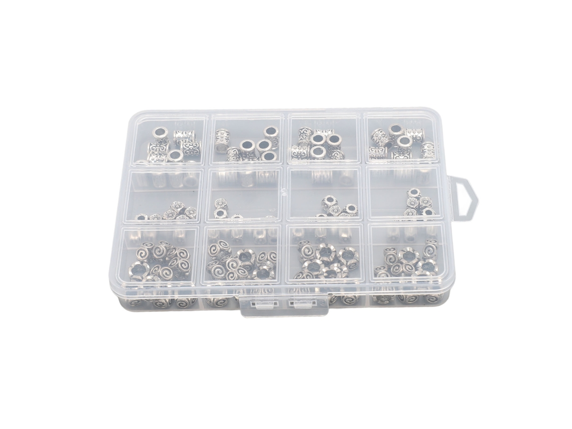 120pcs Perlas Para Dreadlocks Accesorios De Pelo Para Fabricación De Joyería