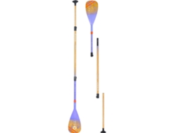 Paddle Surf Paddles Phase Bamboo Carbon 2 Seções Dourado 185-225 Cmaztron