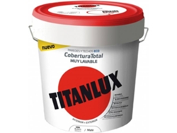Tinta TITANLUX Cobertura Total (Blanco - 4 L - Interior y Exterior)