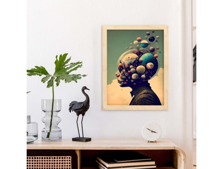 NACNIC Poster Galaxias Internas En Estilo Surrealismo Cinematográfico Ilustraciones y Grabados de Historieta Abstracta y Artística A3