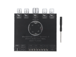 Placa Amplificadora Bt 220wx2+350w 12-38v Tpa3251 Controle App Proteções Múltiplas Canal Dual
