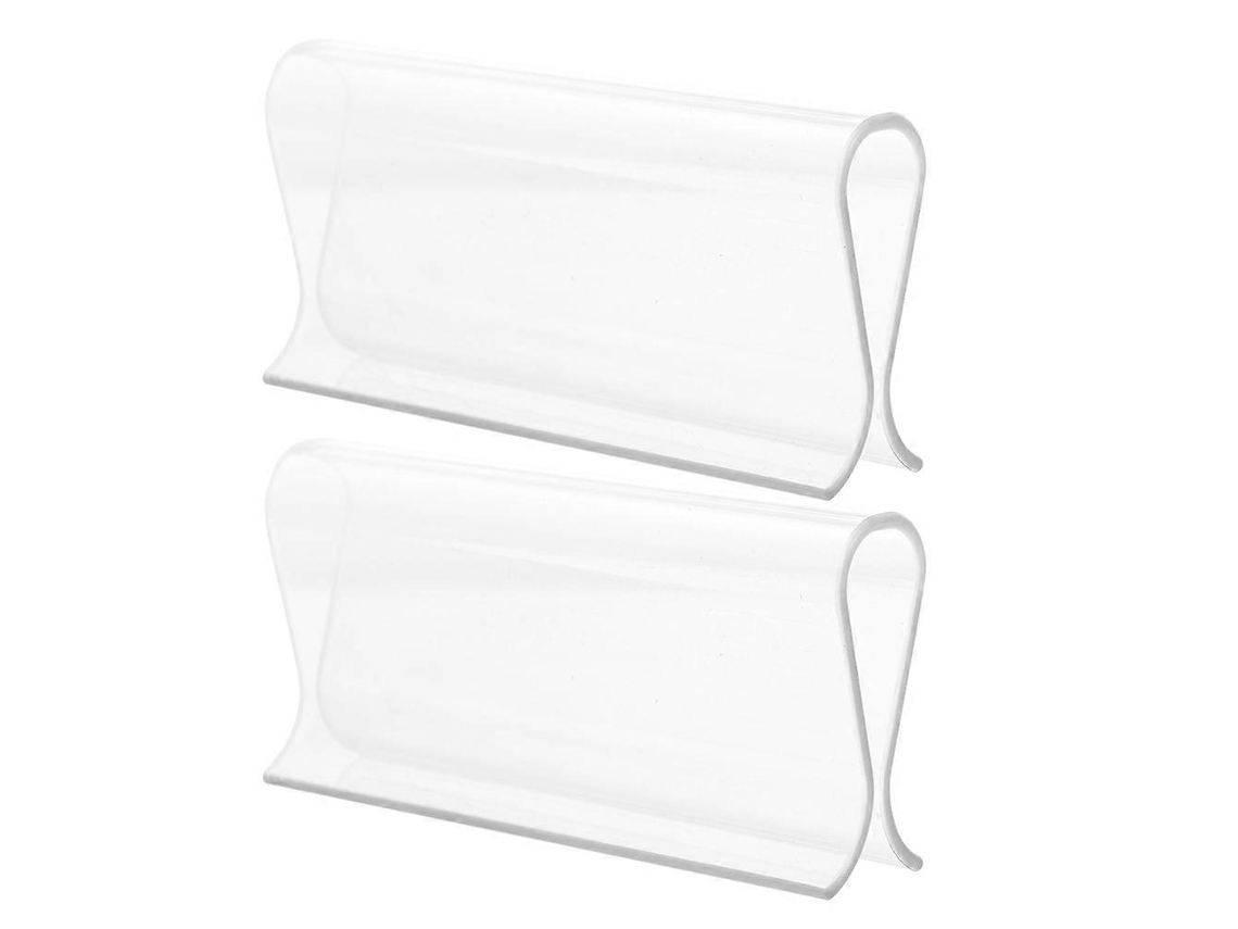 Tiradores de plástico Rebe 2 para estores romanos sin cordón, tirador de seguridad compacto y duradero de 8,70 x 4,10 x 1,80 cm.