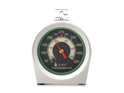 Termómetro de horno de acero inoxidable con doble escala de 10 ℃ a 260 ℃ / 150 ℉ a 600 ℉ para barbacoas, asados y rostizados.