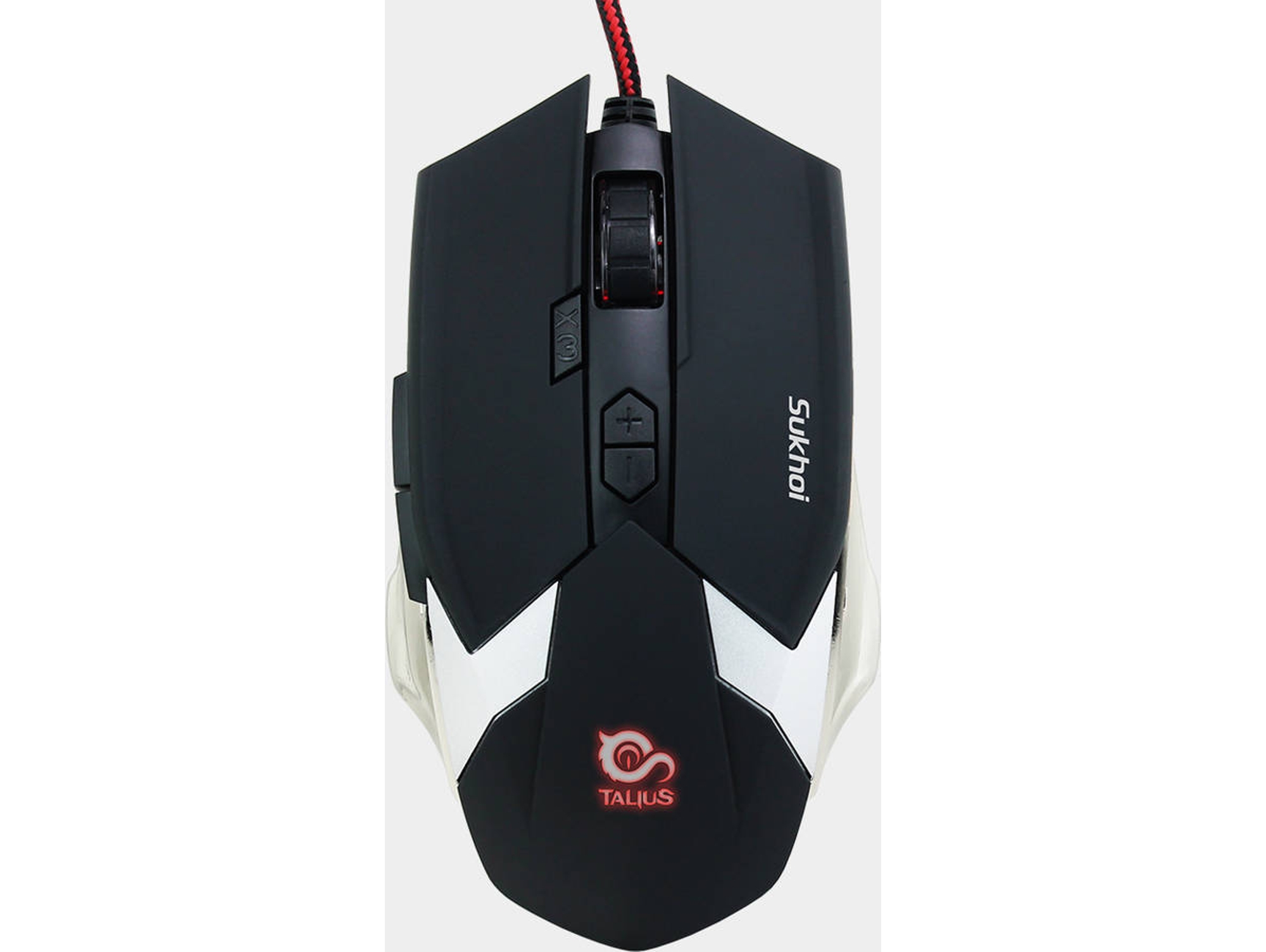 Ratón Gaming TALIUS Sukhoi (2500 dpi - Negro)