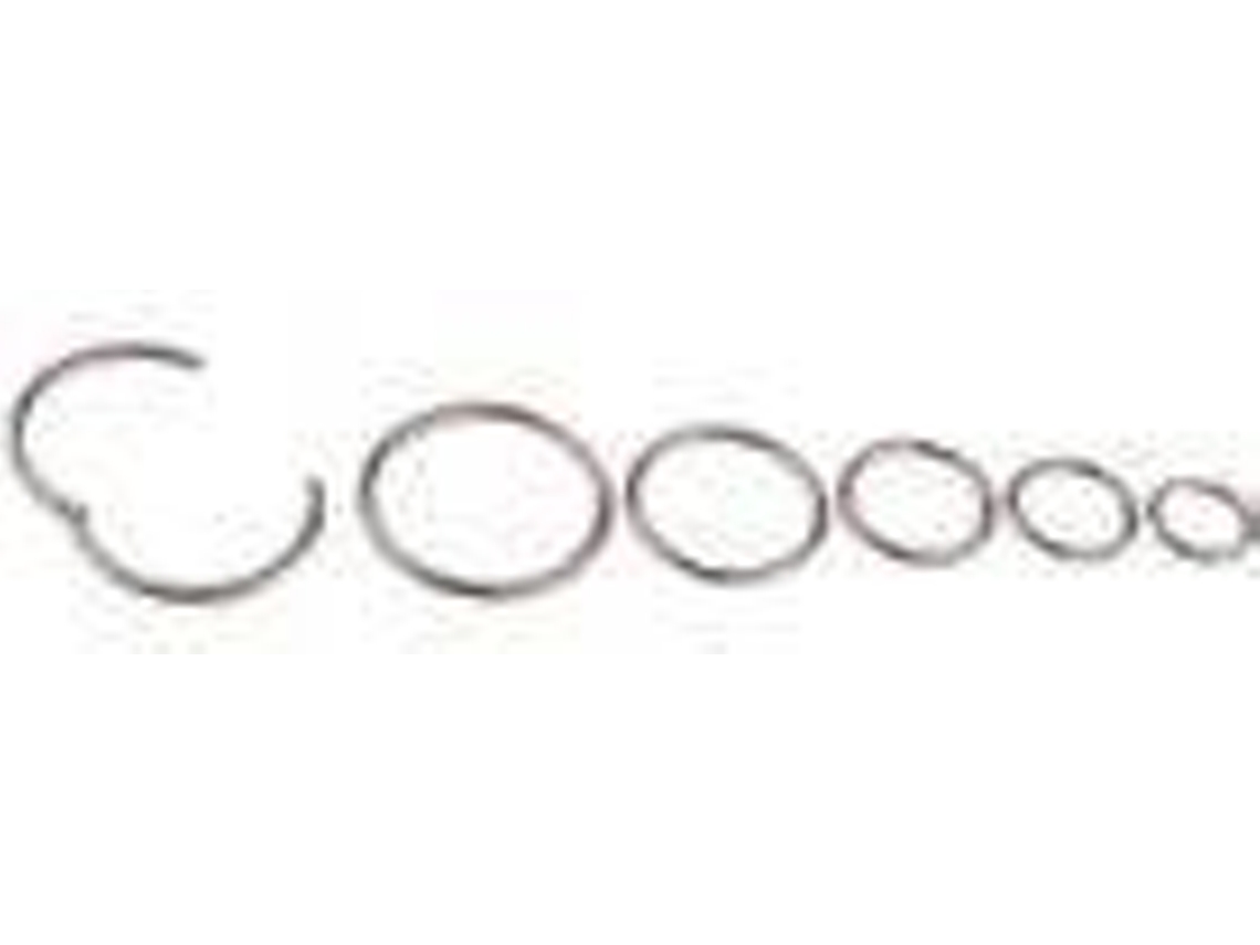 Anillos de encuadernación Bisagra Niquelada 32 mm (20 un)