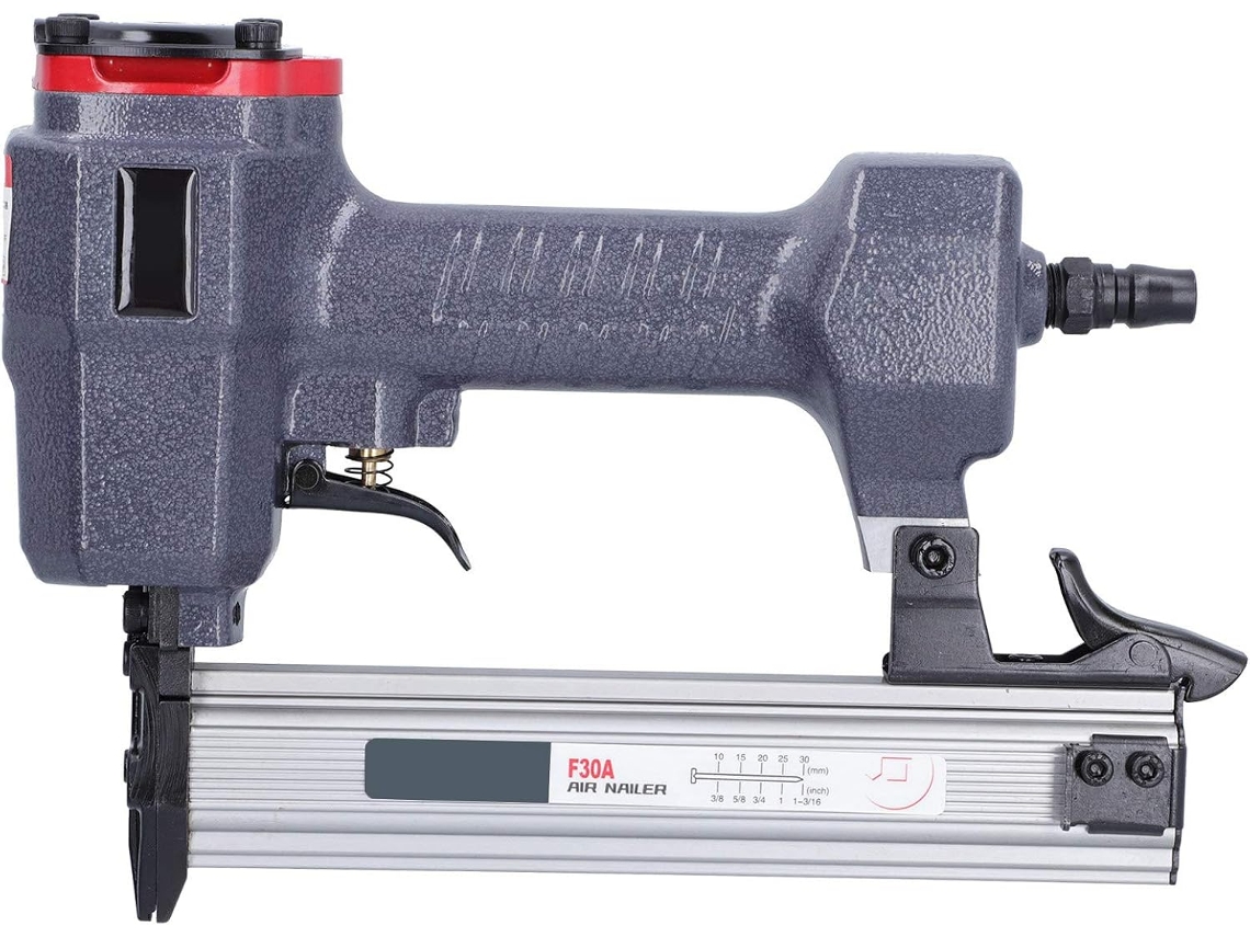Clavadora Neumática De Aluminio: Pistola De Clavos De Alta Velocidad Y Alto Rendimiento.