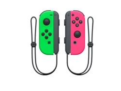 Joy-Con L/R para Controladores de Switch Captura de Tela Verde/Rosa 
