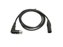 Cabo De Microfone Xlr Macho Reto Para Fêmea Ângulo 3 Pinos 1,5m/4,9ft Transmissão Sem Perdas