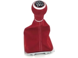 Pomo De Palanca Cambios Manual 5 Y 6 Velocidades Con Funda Para Golf 6, Mk5, Mk6 R32 Gti (rojo, Velocidades).