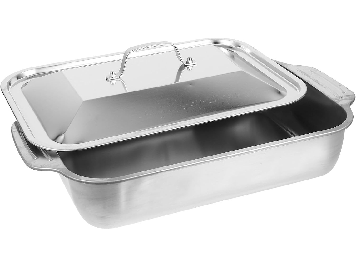 Sartén Rectangular De Acero Inoxidable Para