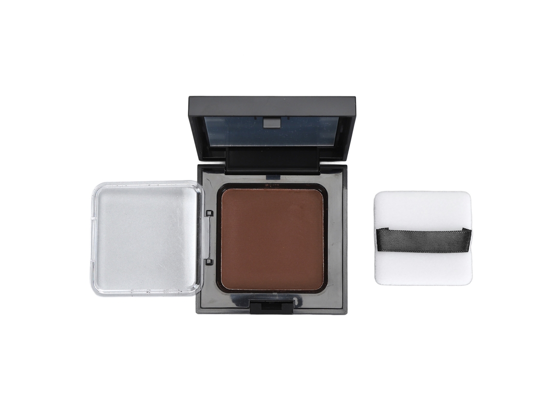 Polvo De Sombra Para Línea De Cabello Temporal 12g Café Marrón Para Cubrir Raíces Blancas Y Contorno Capilar