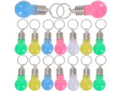 Ciieeo Juego De 21 Mini Llaveros Con Bombillas Led, Con Sonido Y Luz, De Plástico, Diseño Moderno, Para Llaves.