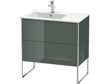 DURAVIT XSquare Vanity unit vertical 81.0 x 47.8 cm, 2 cajones, para lavabo ME de Starck 234583, lavabo a la izquierda