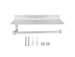 Soporte para papel higiénico de aluminio espacial para baño