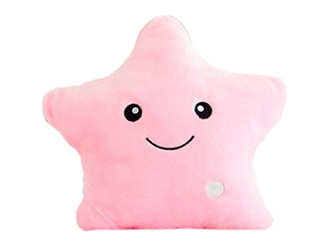 Cojín De Almohada Con Forma De Estrella Led, Luz Nocturna Led Luminosa, Almohada De Peluche Con Forma De Estrella, Juguetes Suaves De Peluche