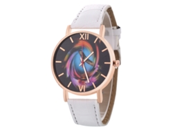 Reloj De Mujer Coreano Zhoulianfa T0138-z Cuero Cristal Rosa Quartz