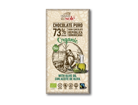 CHOCOLATES SOLE Chocolate Negro 73% Con Aceite De Oliva 100 G