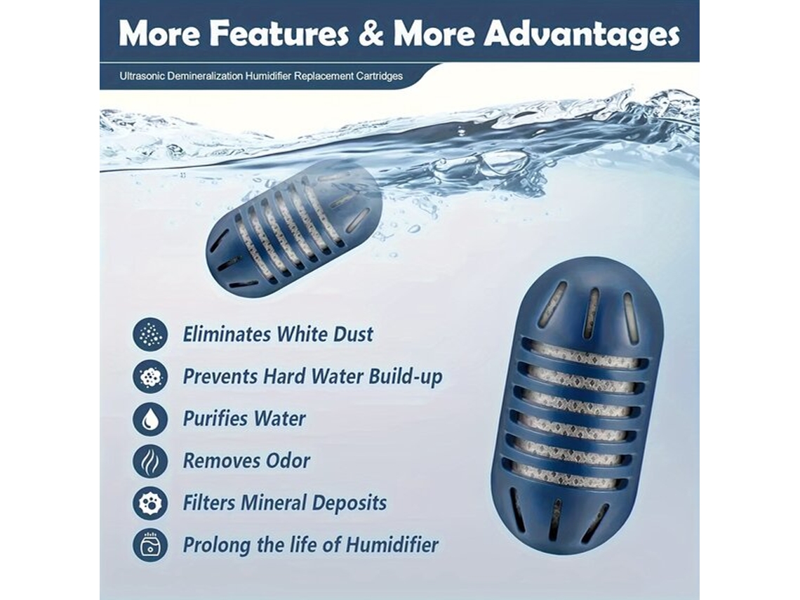 10 humidificadores ultrasónicos para acuario, pecera, filtro de limpieza de agua, Pickifyvayotoy