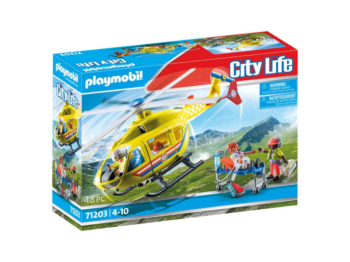 Playmobil 71203 Helicóptero de Rescate