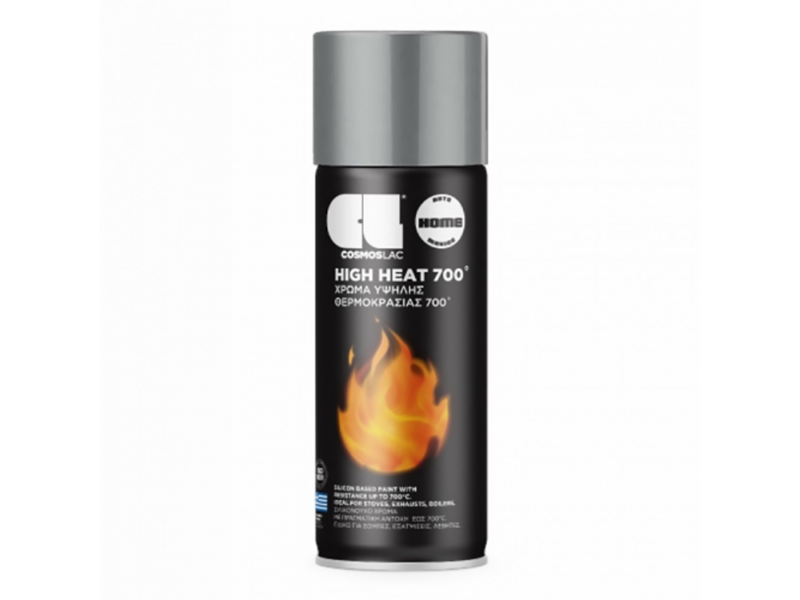 Spray Pintura Anticalorica High Heat 700 ºc 400 Ml (Aluminio N350)