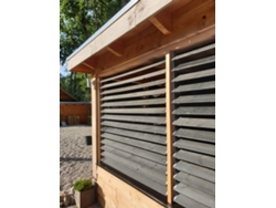 Flex Fence Estores Exteriores en Acero Inoxidable 165 Cm WOVAR