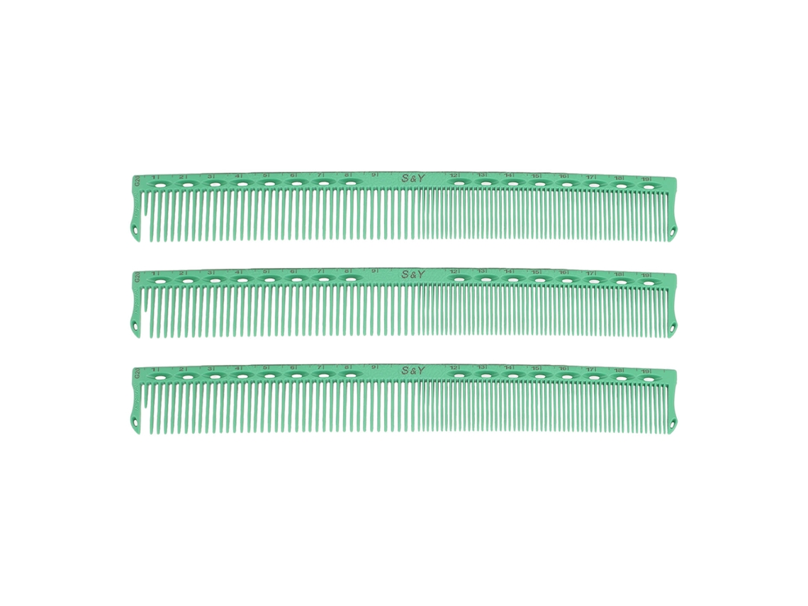3pcs Set De Peines Profesionales Para Peluquería Y Estilismo De Cabello En Salón O Hogar